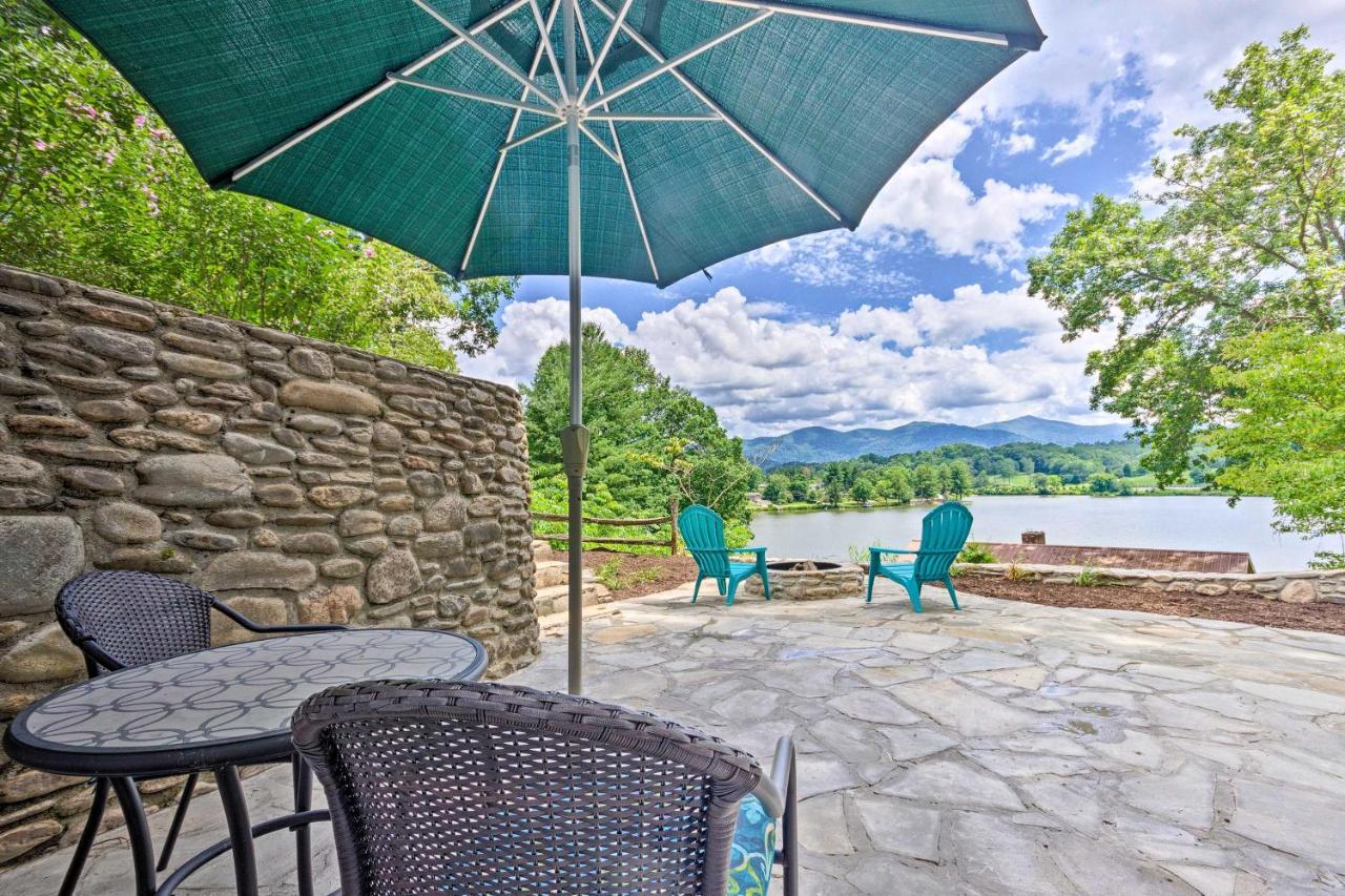 Studio With Patio Access And View On Lake Junaluska! Apartment Bagian luar foto