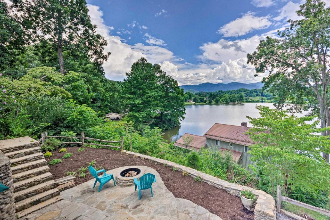 Studio With Patio Access And View On Lake Junaluska! Apartment Bagian luar foto