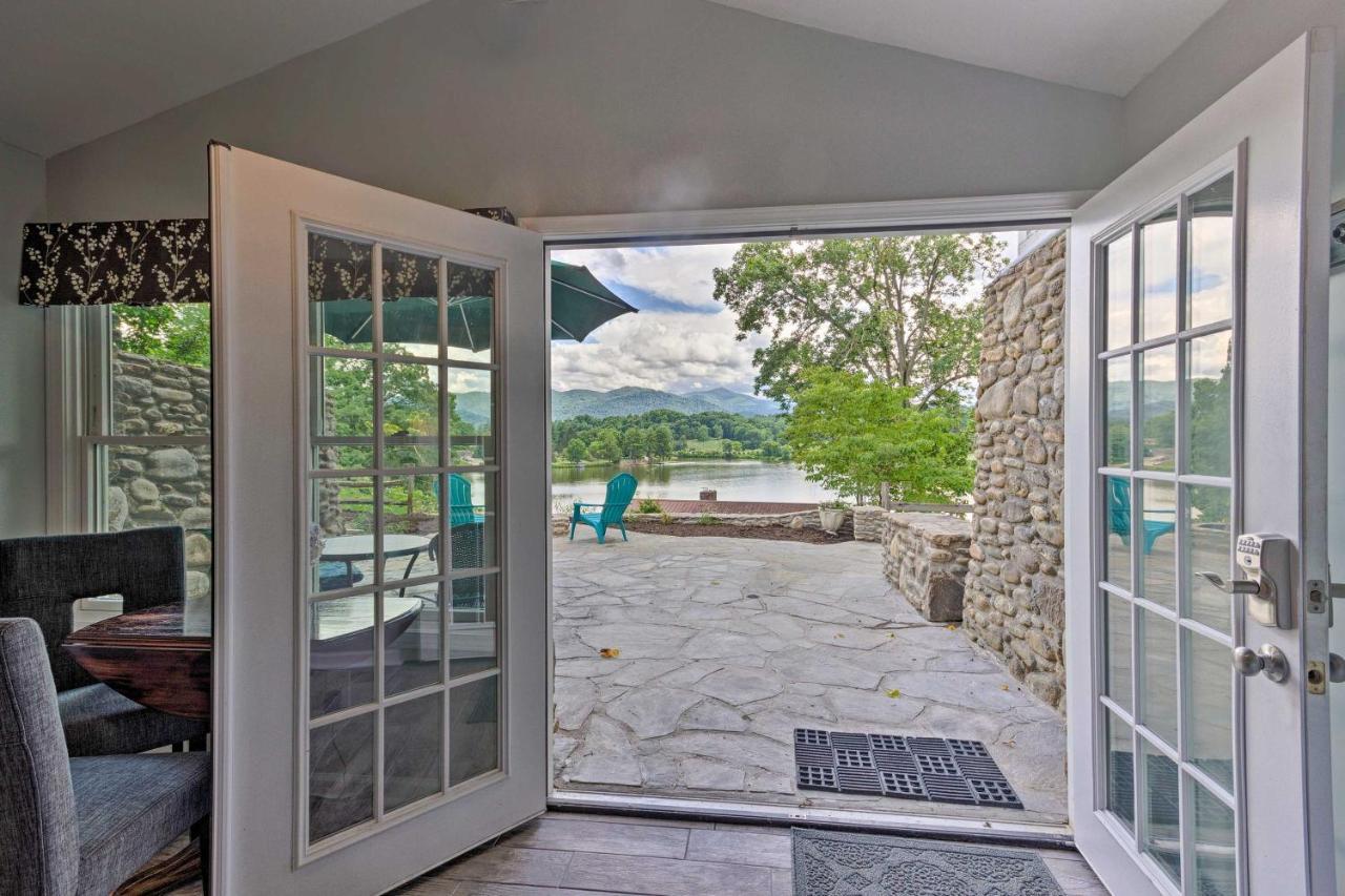 Studio With Patio Access And View On Lake Junaluska! Apartment Bagian luar foto